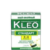Клей для всех типов бумажных обоев Клео стандарт 500гр