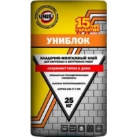 Клей для пеноблоков Юнис Униблок