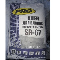 Клей для блоков SR-67 PRO